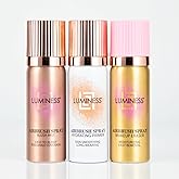 LUMINESS Airbrush Spray Flawless Finish Trio Kit - Hydrating Primer, Blush Mist & Makeup Eraser for Radiant Perfection, 3-Piece Collection to Prime, Enhance & Refresh Your Complexion, All Skin Types