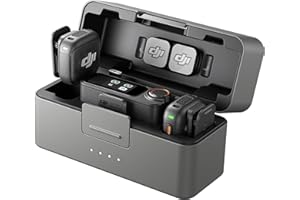 DJI Mic 3 (2 TX + 1 RX + Charging Case), Wireless Microphone for iPhone/Camera/Android, Ultralight, Adaptive Gain Control for
