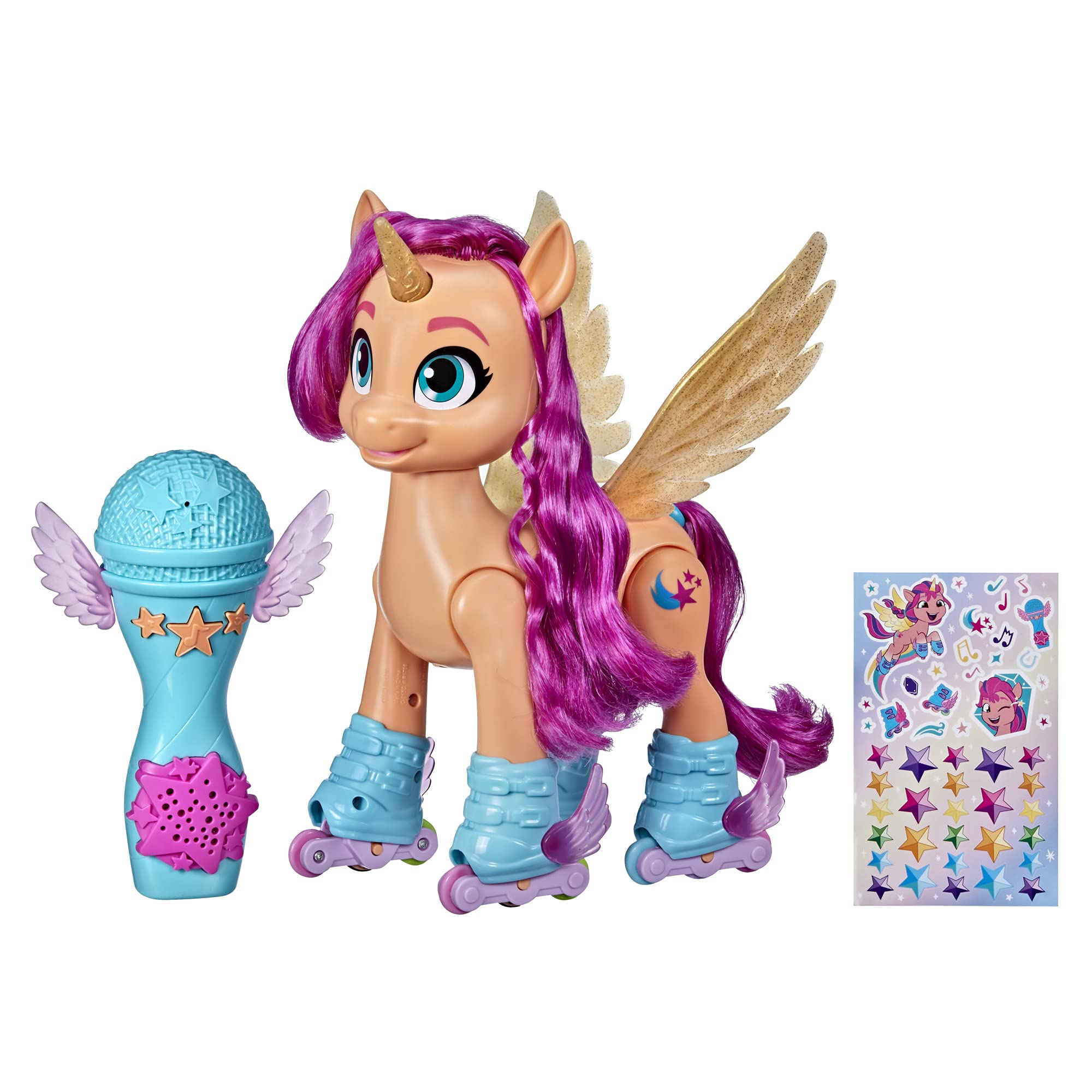 My Little Pony MLP SING N SKATE SUNNY, Multi-coloured (F1786)