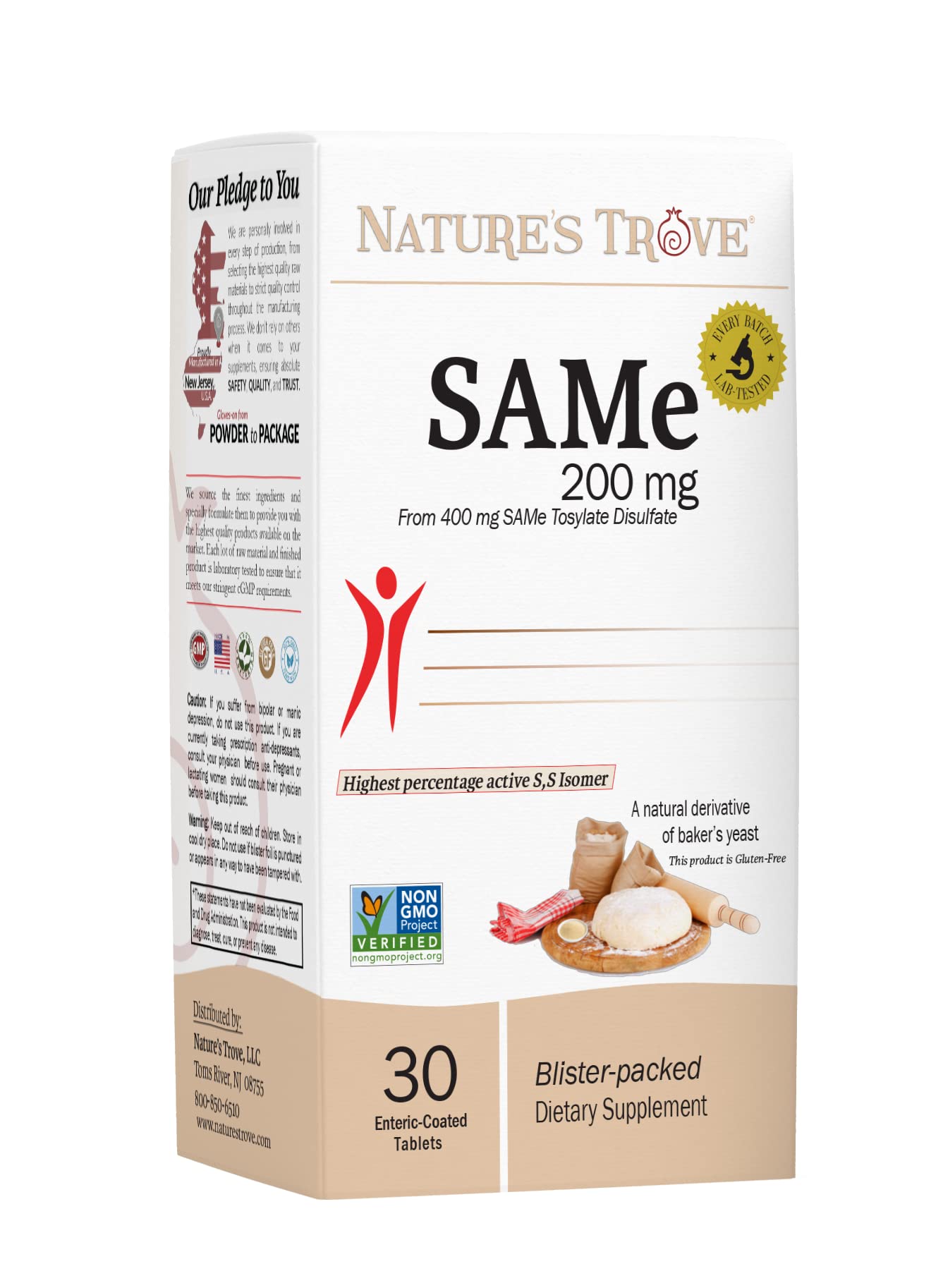 Mua SAM-e 200mg Daily Supplement - Mood and Joint Comfort - 30 Enteric ...