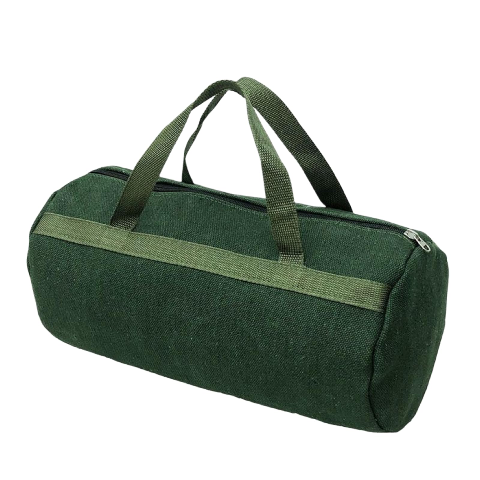 Photo 1 of Fvbiywpil Grill Accessory Storage Bag, 24"" Extra Thick Canvas Grill Utensil Storage Bag, Double Zipper Grill Tool Storage Bag, BBQ Tool Storage Bag Carry Bag for Camping Hiking Barbecue, Dark Green