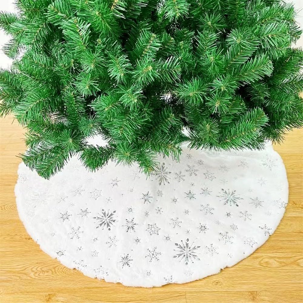 Wambere Plush Christmas Tree Skirt Carpet Christmas Round Christmas Tree Stand Covers Christmas Tree Skirt Christmas Tree Skirt Christmas Tree Decoration Christmas Decoration Christmas Decoration