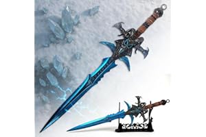 Warcraft Frostmourne Sword Letter Opener | Deluxe 30cm Metal Replica of The Lich King's Blade | Desk Accessory & Envelope Sli