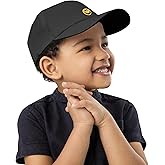 Smile Face Toddler Hat Baseball Cap for Boy Girls Baseball Hats Kids Soft Cotton Adjustable Cute Caps for 4-12 Years