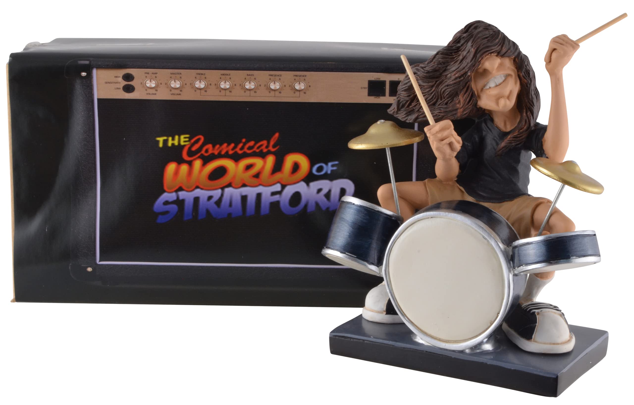VOGLER Joh. Vogler GmbH Funny Life - Rockstar Dave, From the World's Most Famous Grounge Band, Smells Like Teen Spirit, Hand-Painted Stone Warren Stratford Collection