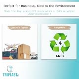 Triplast A4 Document Enclosed Wallets Pack of 100 Clear Self-Seal view 4