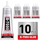 10 PCS 110ml B7000 Clear Glue With Precision Tip
