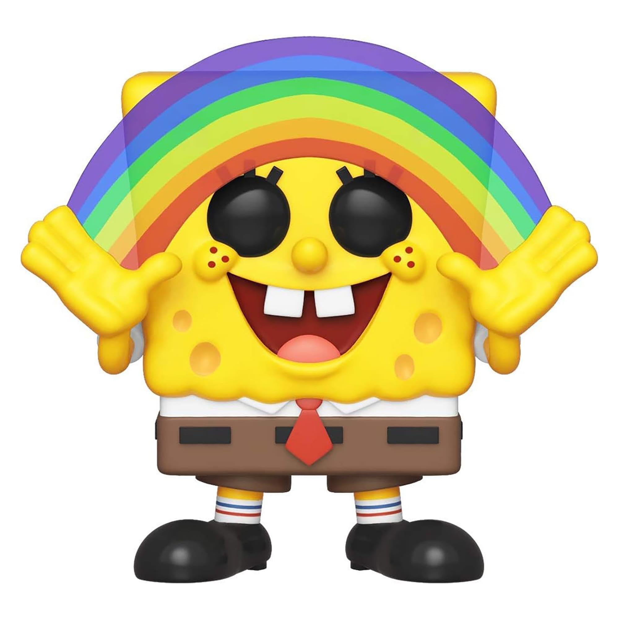 Funko POP! Vinyl: Animation Spongebob Squarepants : Spongebob - (Rainbow) - Collectable Vinyl Figure - Gift Idea - Official Merchandise - Toys for Kids & Adults - TV Fans