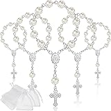 30 Pieces Mini Rosaries Baptism Rosary Beads Finger