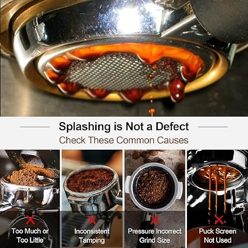 54mm Portafilter Double Spout Compatible with Breville Bambino