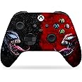 DreamController Venom vs Carnage Custom X-box Controller Wireless compatible with X-box One/X-box Series X/S Proudly Customized in USA with Permanent HYDRO-DIP Printing (NOT JUST A SKIN)