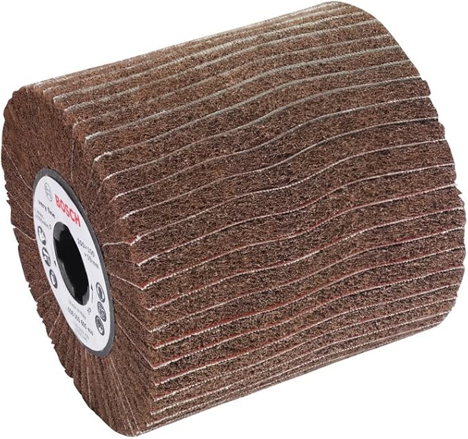 Bosch Professional 2608000604 Fine Flap Sanding Wheel with Fleece