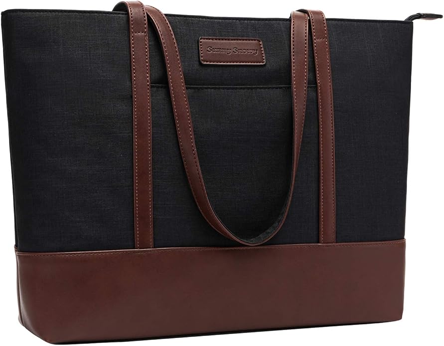 15.6 Laptop Bag for Women,Lightweight Water Resistant Large Nylon