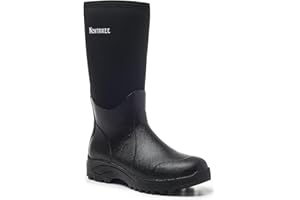 Northikee Neoprene Insulated Rain Boots with Steel Shank, Waterproof Mid Calf Hunting Boots