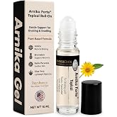 DermAvance Arnika Forte Topical Roll-On - Arnica Gel for Bruising - 10mL | Topical Arnika Roll On, Arnica Bruise Gel for Bruising and Swelling, Plant Based Formula, Support Smoother-Looking Skin