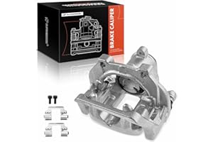 A-Premium Rear Passenger Disc Brake Caliper Assembly with Bracket Compatible with Select BMW Models - F25 X3 2011-2017, F26 X