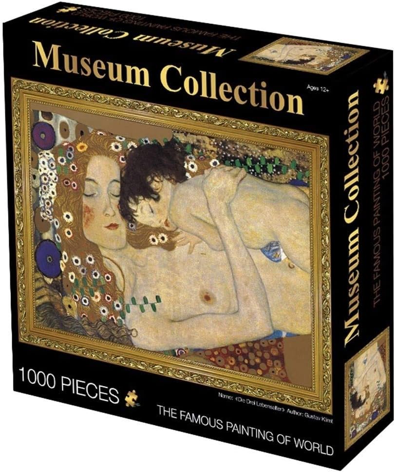 HUIJU Museum Collection Famous Painting Jigsaw Puzzle, Classic 1000 Pieces Boxed Photography Toys Game Art for Adults & Kids,X