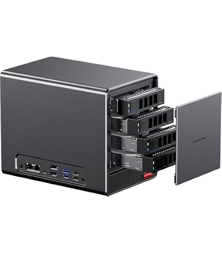 Amazon.com: AOOSTAR R7 AMD Ryzen7 5825U 2*M.2 Slots Mini PC 8C/16T