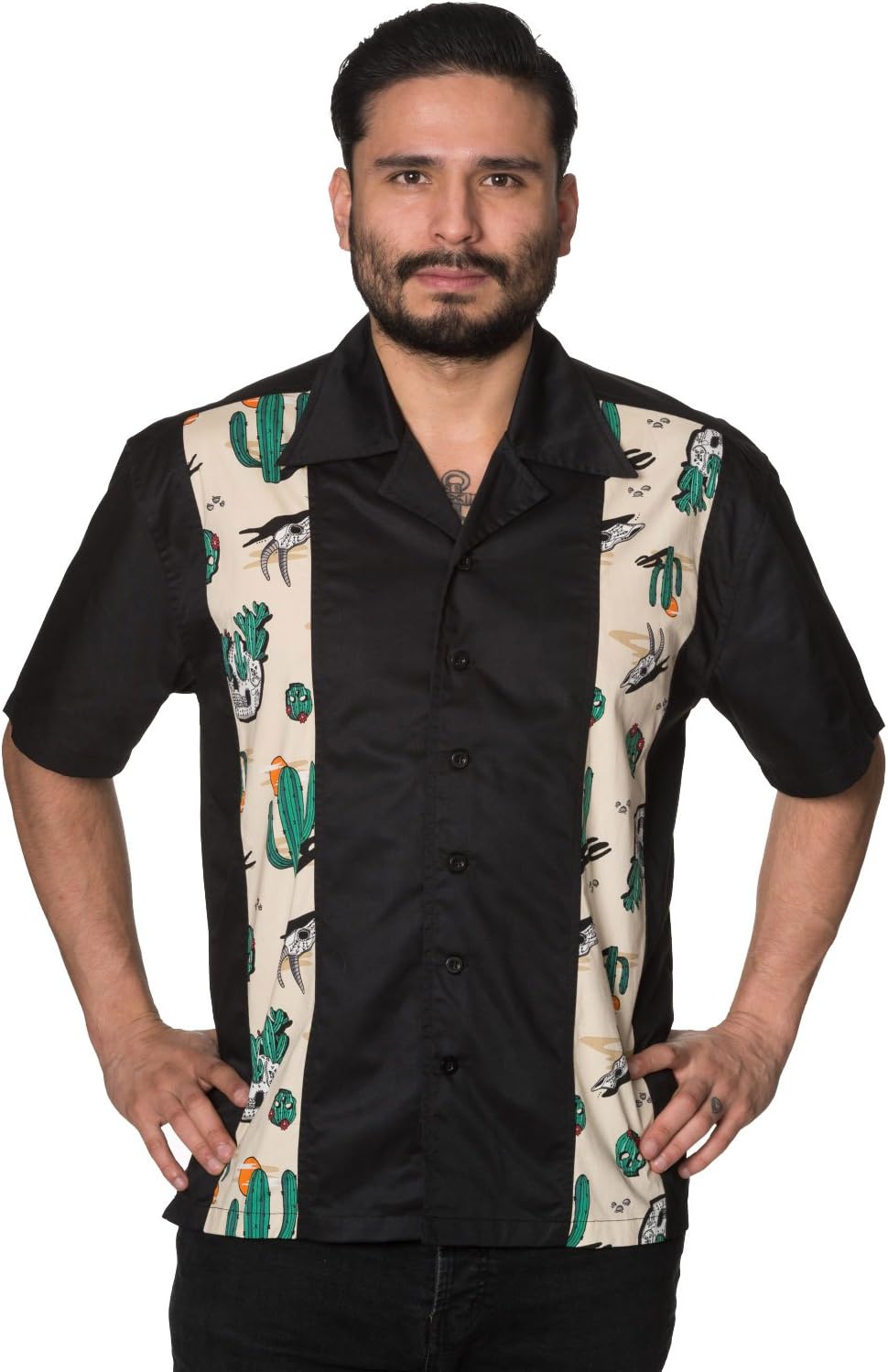 Lost and Found Retro Bowling Rockabilly Shirt