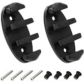 A.I.FORCE Zig Zag Cleat Kit for Kayak, Canoes and Fishing Boats &ndash; Durable Black Nylon Anchor Cleats with Stainless Steel Screws, Essential Kayak Accessories, 90mm