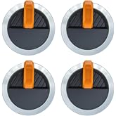 Blackstone Griddle Orange Control Knob Replacement - 4-Pack Accessories