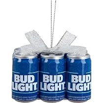 Amazon.com: Budweiser® Bud Light 6-Pack Cans Ornament : Home & Kitchen