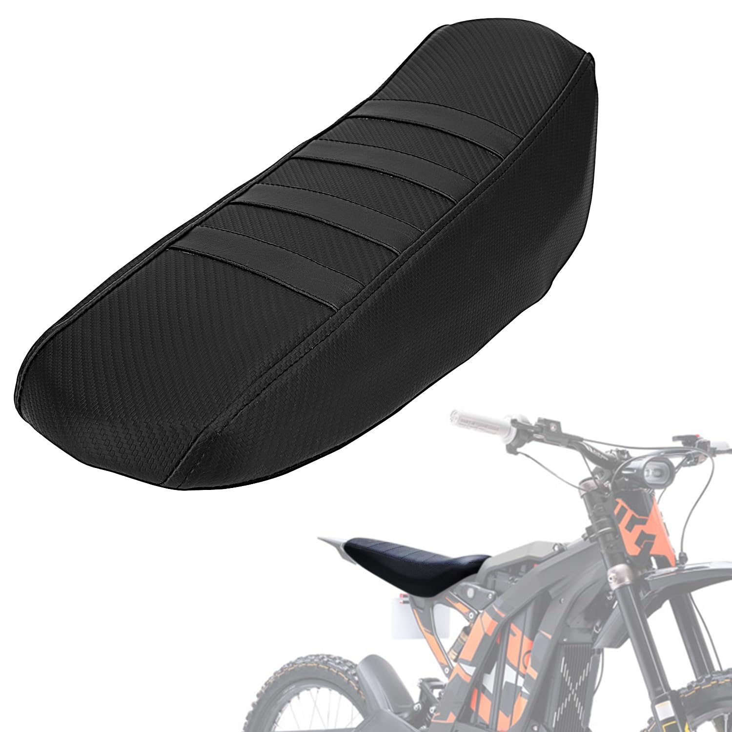 Photo 1 of IUVWISN Dirt Bike Seat Cover for Surron Sur Ron LBX Electric Bike Black,High Elastic Leather