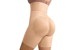 FeelinGirl Shapewear Tummy Control Faja Shorts Slimmer Womens Highwaist Zipper Crotch Body Shapewear Panties