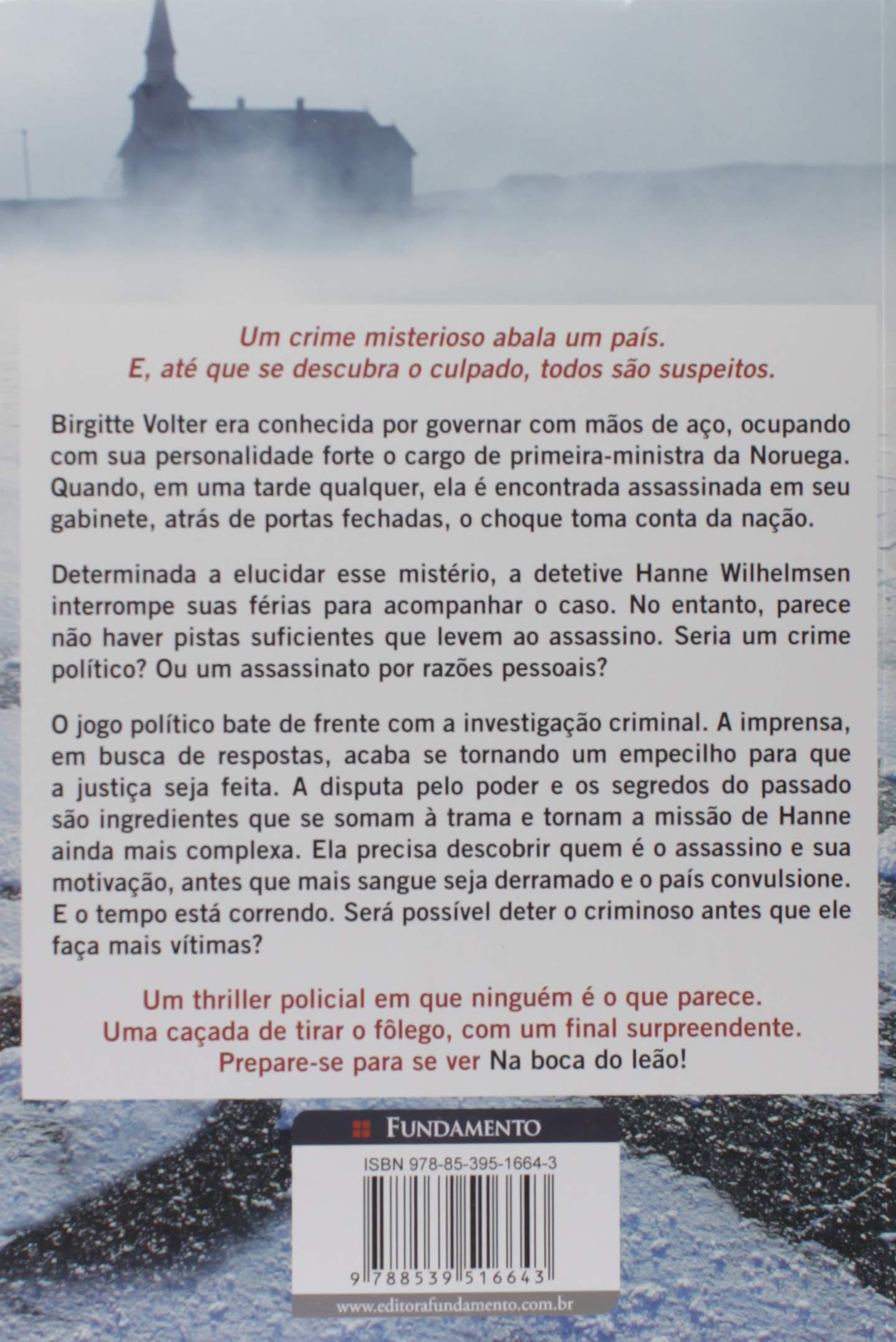 Livro 'Na Boca do Leão' de Anne Holt