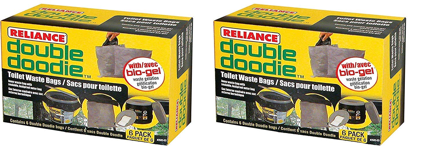 luggable loo double doodie bags