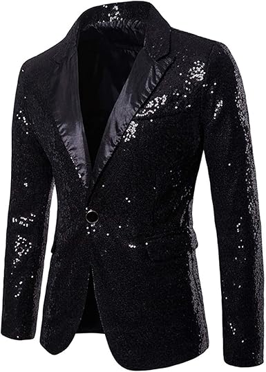 tuxedo sequin dress