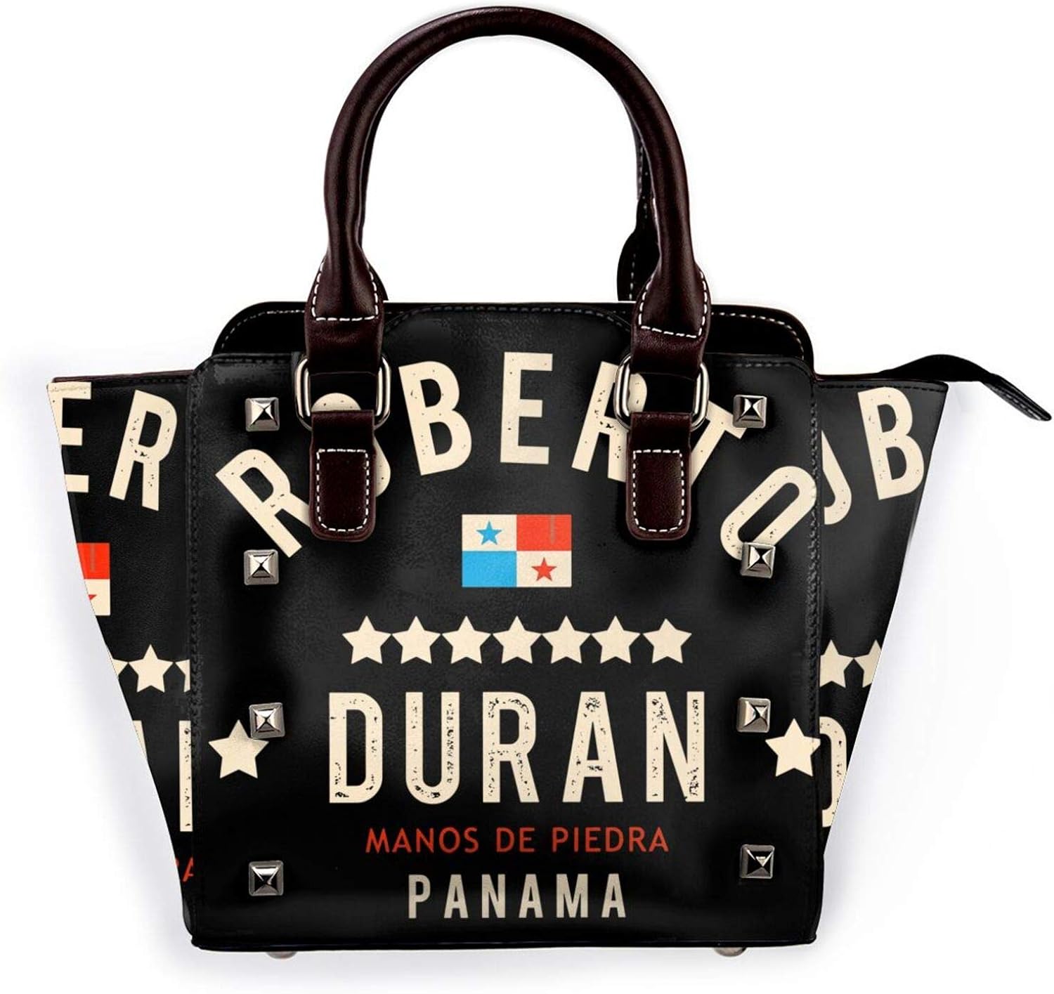 Roberto Duran World Boxing Champion Women Pu Leather Rivet