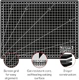 Vantage Self Healing Double-Sided Cutting Mat Grid A2 45x60 cm view 5