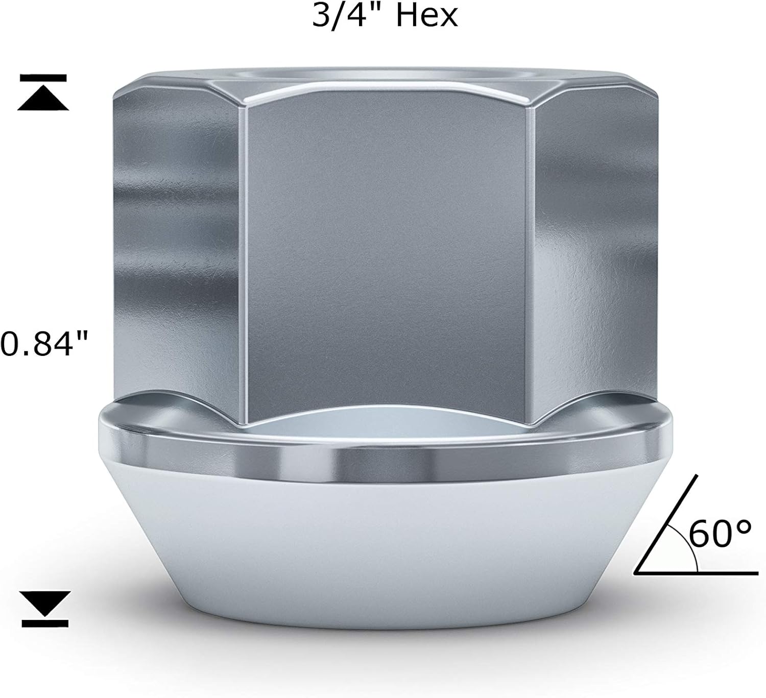 White Knight Wheel Accessories White Knight 1306 14s Zinc Finish 12mm X 1 25 Thread Size Open End Bulge Acorn Lug Nut Pack Of 4 Lug Nuts Nuts Gmcambiental Com Br