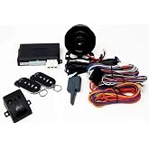 Car Alarm Security 2 After Market Door Locks, Keyless Entry 1-Way Fob Remote Start Scytek A4