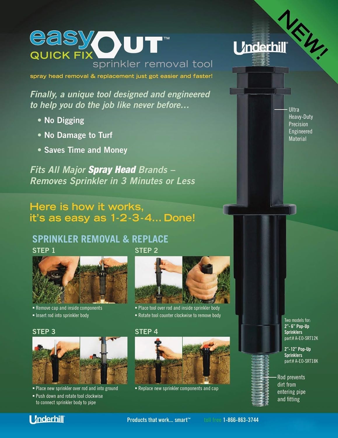 Underhill A Eo Srt12k Easyout Sprinkler Spray Head Removal Tool Watering Equipment Patio Lawn Garden Rayvoltbike Com [ 1500 x 1159 Pixel ]