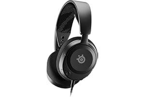 SteelSeries Gaming Headset, Arctis Nova 1 Lightweight Wired Enclosed for PC PS5 PS4 Switch Two-Way Microphone Noise Cancellin
