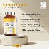 VitaBright Quercetin 1000mg 180 Caps Vegan No Additives Made in Britain view 3