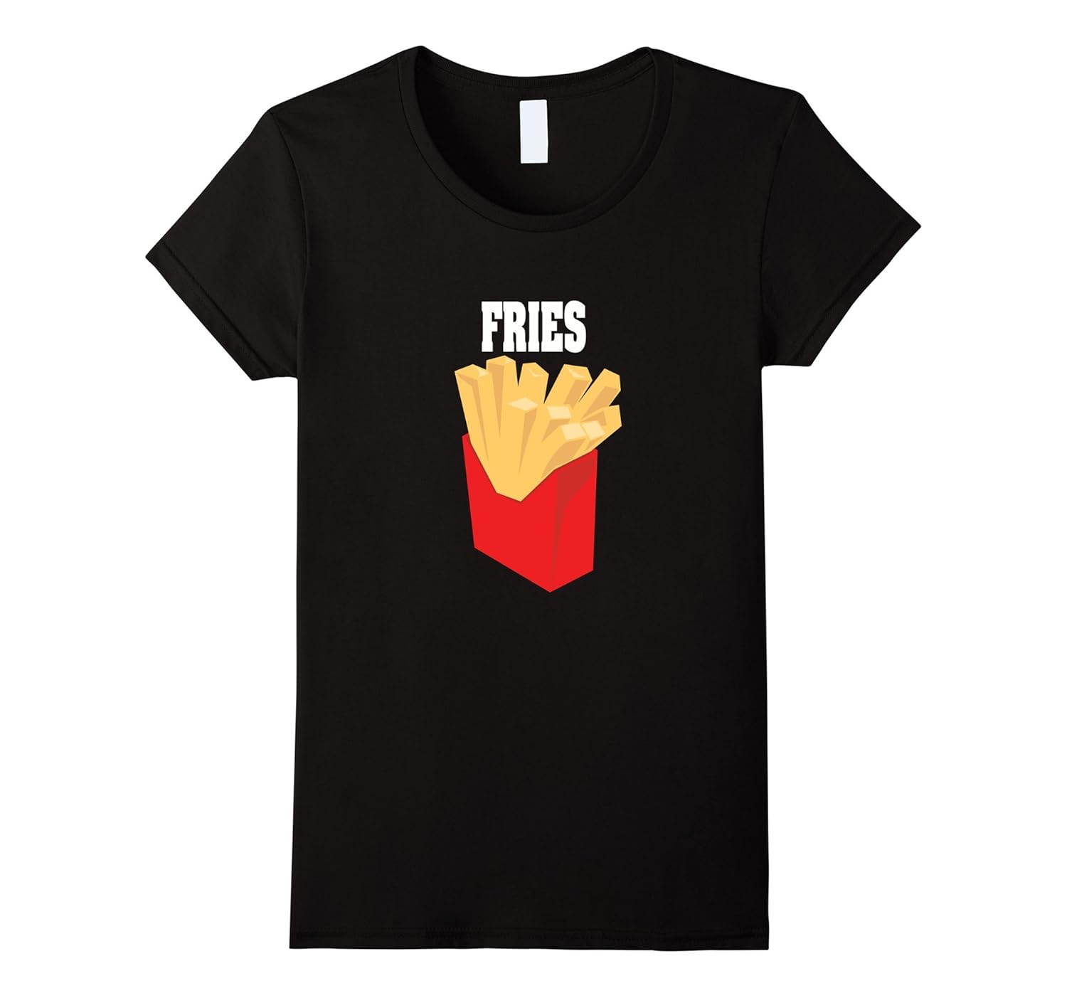 French Fries Couples Halloween Costume Shirt Burger & Fries