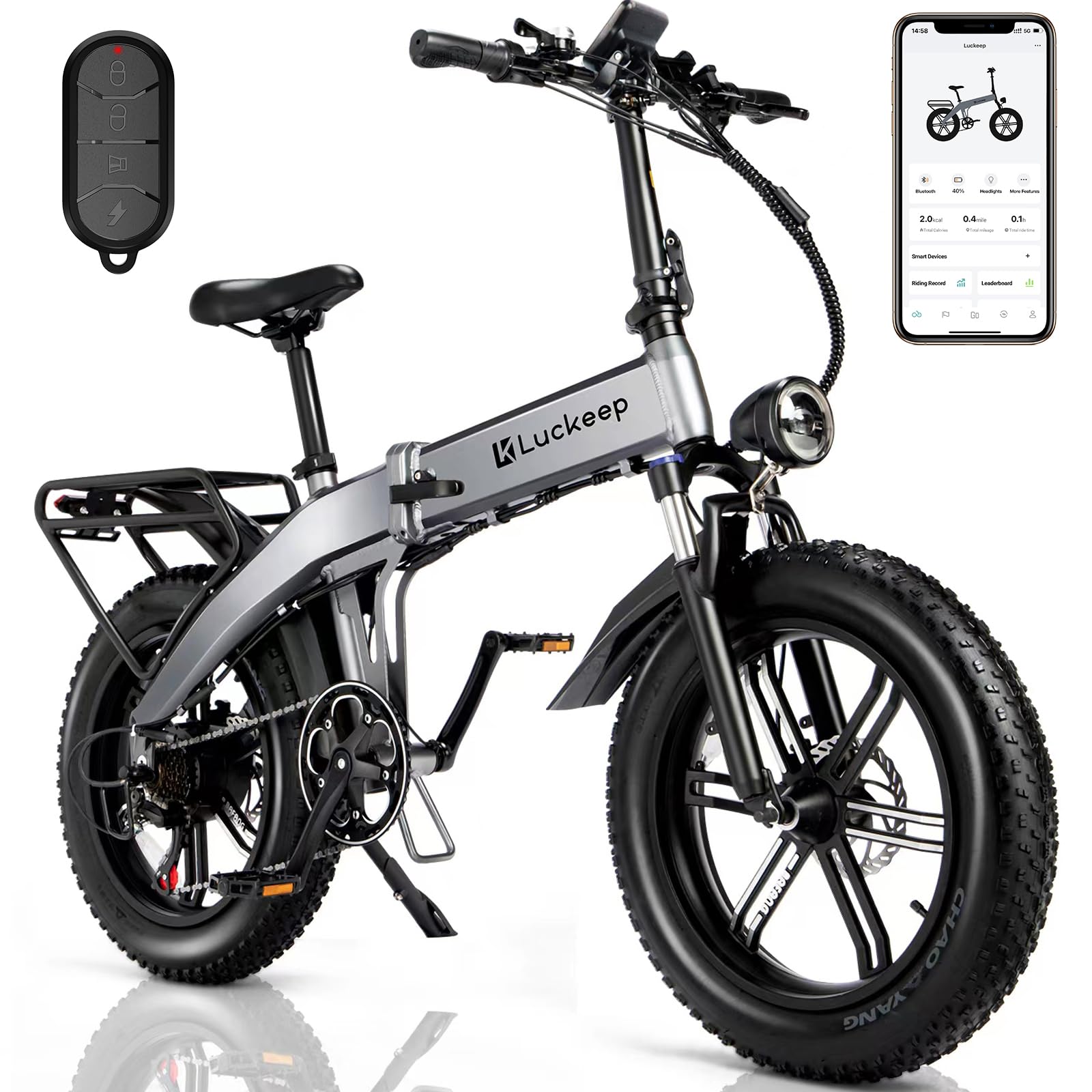 thumbnail interactive-video image 1 of AZHAR Z6 Folding Electric Bike – 1200W Motor, 30MPH, UL 2849 Certified – Adults/Teens 1 of 6