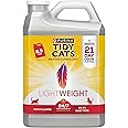 Tidy Cats Cat Litter, Clumping, 24/7 Performance, LightWeight, 136 Ounce Jug