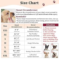 Mayerzon Dog Muzzle, Soft Mesh Muzzles for Small