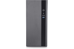 iSmart Home Desktop Computer, AMD Ryzen 5 5500GT (6-Core, Up to 4.4GHz), 16GB DDR4 RAM, 500GB NVMe SSD, Built-in Wi-Fi & Blue