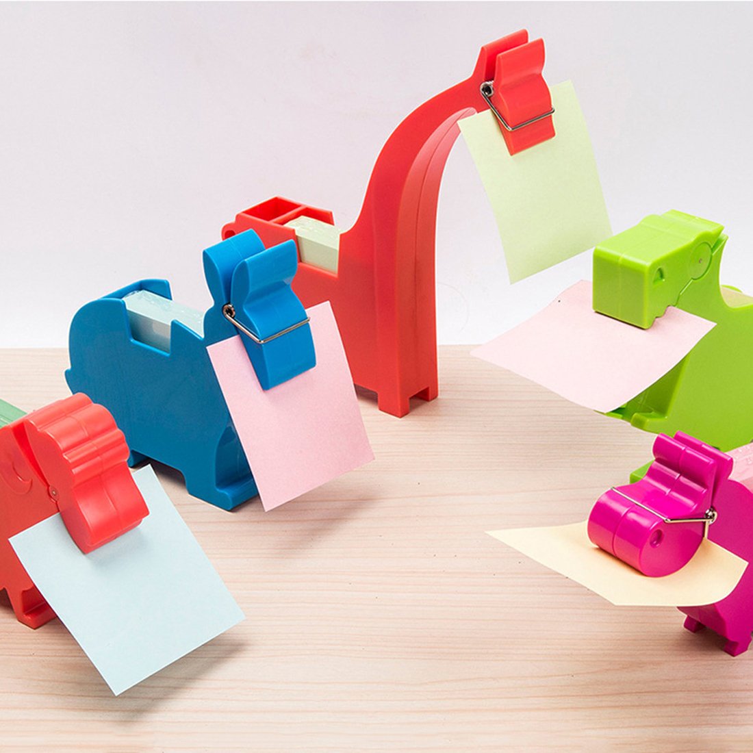 MSFGJZM Animal Note Clip Multifunctional Plastic Memo Holder Note