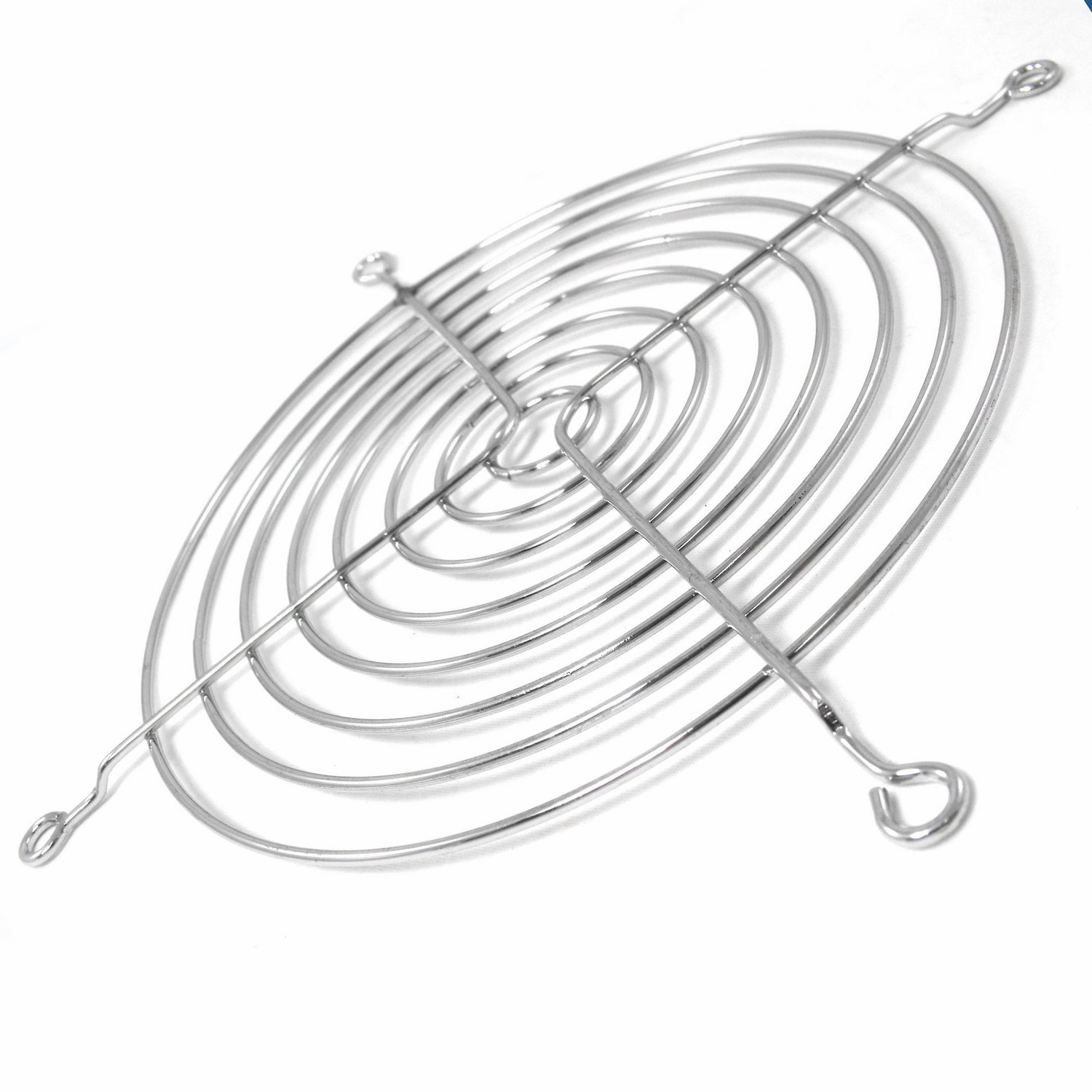 AABCOOLING Grill 120 Silver - Metal Grill for 120mm Fans, 120mm Dust Filter, Fan Cover, Dust Filter, Dust Cover Computer, 120mm Fan Filter, Computer Mesh, PC Dust Filter