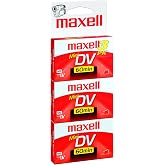 Maxell 298016 Premium Grade Mini DV Video Cassette 60 Minutes 3 pack
