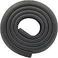 M2cbridge L Shape Extra Thick Furniture Table Edge Protectors Foam Baby Safety Bumper Guard 6.5 Ft (Black)