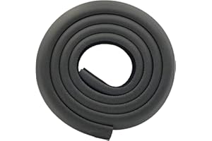 M2cbridge L Shape Extra Thick Furniture Table Edge Protectors Foam Baby Safety Bumper Guard 6.5 Ft (Black)