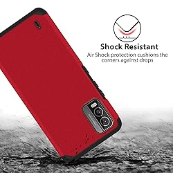 TJS Compatible with Nokia C210 Case, with Tempered