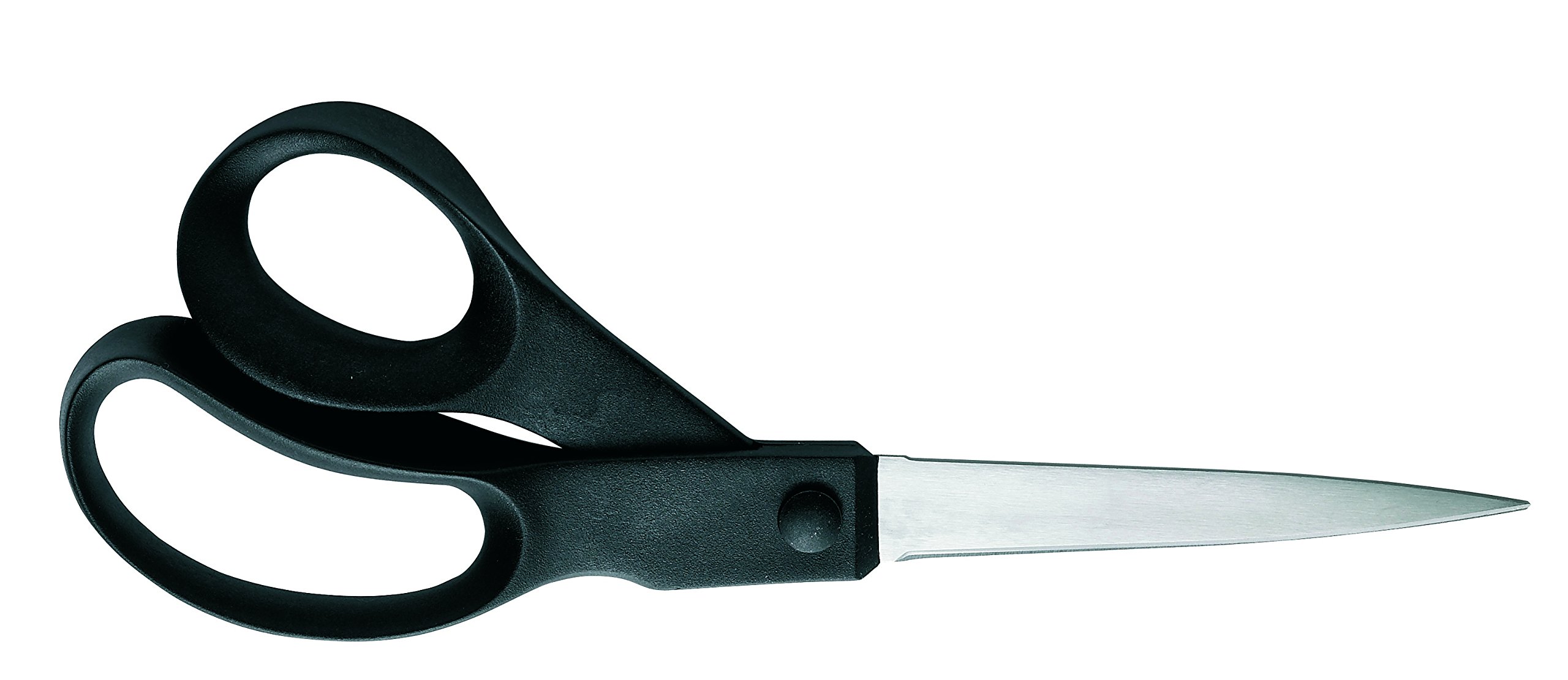 Fiskars universal scissors, length: 21 cm, quality steel/plastic, Essential, black, 1023817